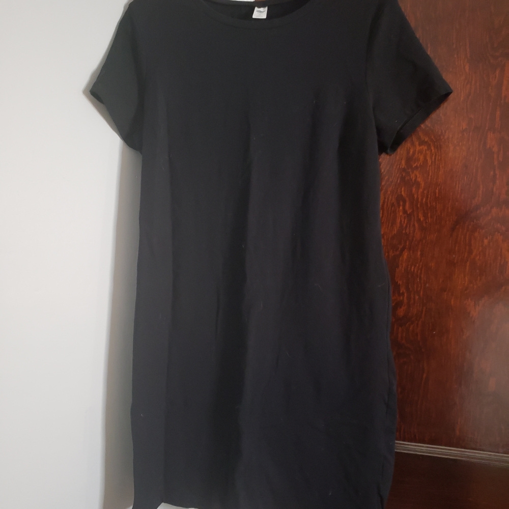 Black form fitting dress